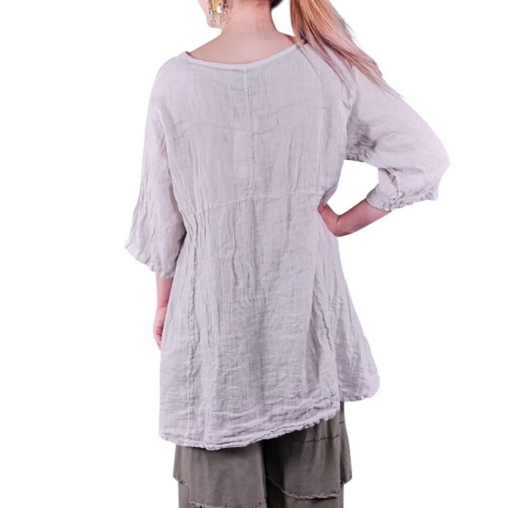 Blue Fish Linen Zen Tunic NWOT - Picture 5 of 12
